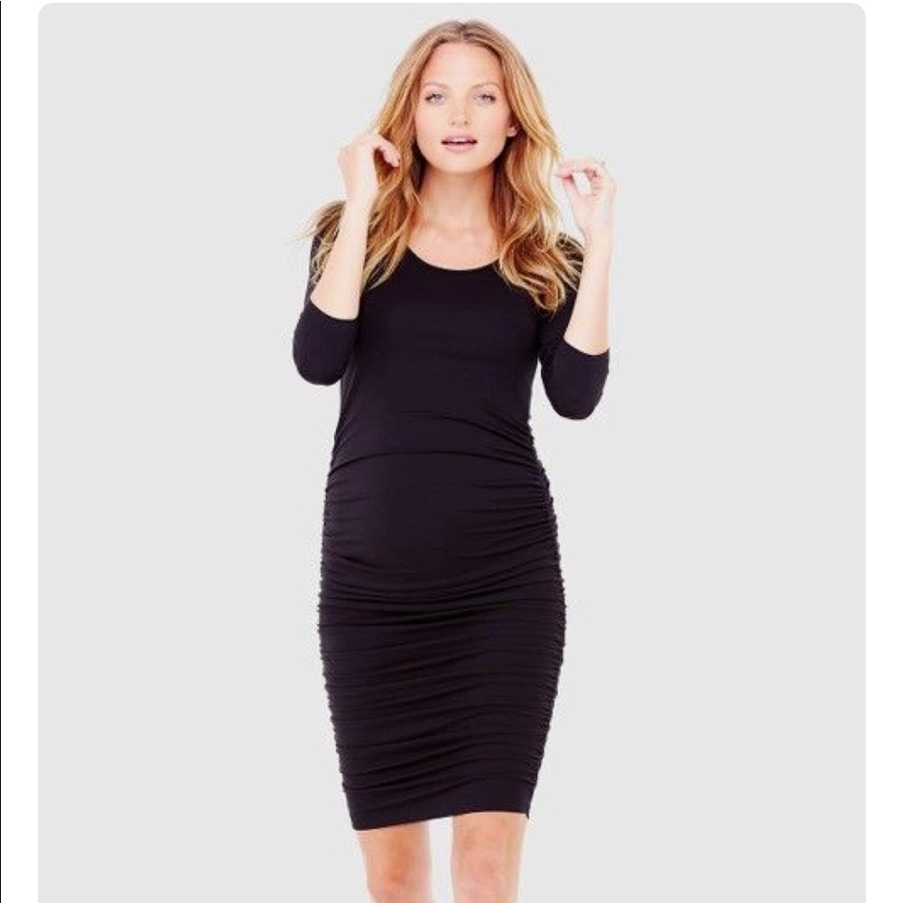 Ingrid & Isabel Shirred Maternity Dress